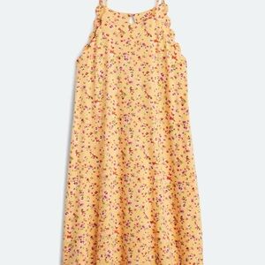Floral Yellow Midi Dress